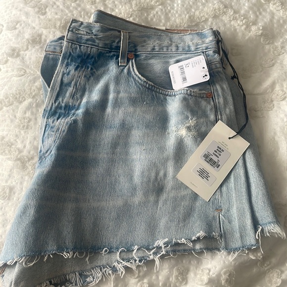 🎄FLASH HOLIDAY SALE!🎄✨NEW!✨Citizens Of Humanity Marlow Vintage Fit Shorts - Picture 6 of 12